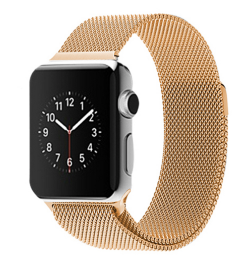 Milanees Apple watch 38mm 40mm bandje RVS Goud