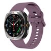 Solid color siliconen band - Pastel paars - Samsung Galaxy Watch Ultra - 47mm