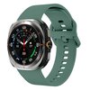 Solid color siliconen band - Groen - Samsung Galaxy Watch Ultra - 47mm