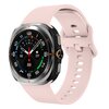 Solid color siliconen band - Pastel roze - Samsung Galaxy Watch Ultra - 47mm