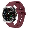 Solid color siliconen band - Bordeaux - Samsung Galaxy Watch Ultra - 47mm