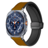 Leer + siliconen bandje - Bruin - Samsung Galaxy Watch Ultra - 47mm