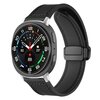 Leer + siliconen bandje - Zwart - Samsung Galaxy Watch 8 - 40mm / 44mm