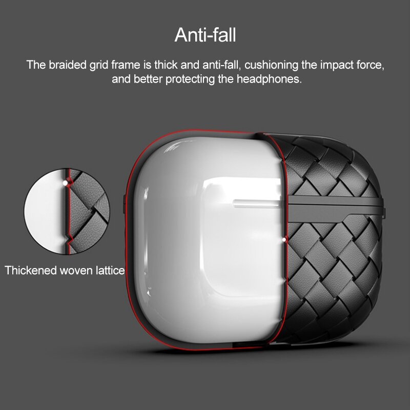 AirPods Pro / AirPods Pro 2 Weefpatroon - hardcase - Grijs