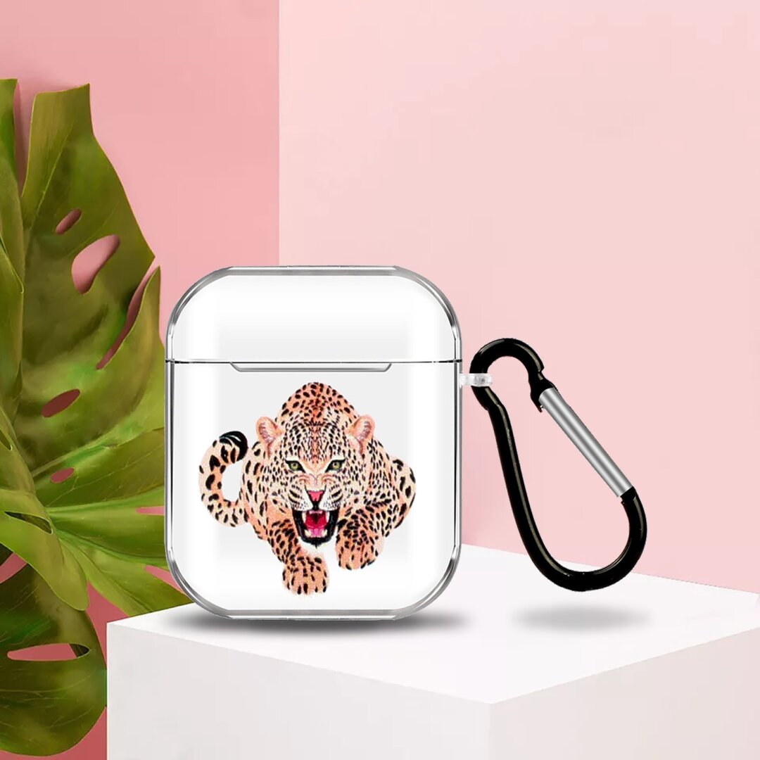 AirPods 1/2 hoesje Cartoon Serie - TPU - Tijger
