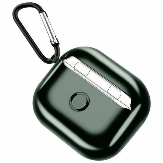 AirPods 3 hoesje - TPU - Electroplating series - Donkergroen