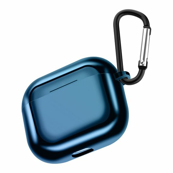 AirPods 3 hoesje - TPU - Electroplating series - Blauw