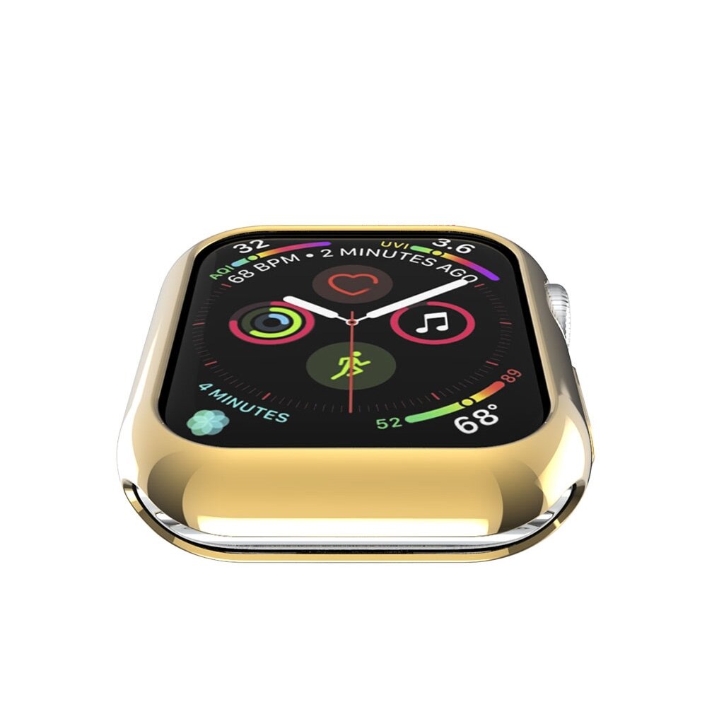 Siliconen case 38mm - Goud - Geschikt voor Apple Watch 38mm