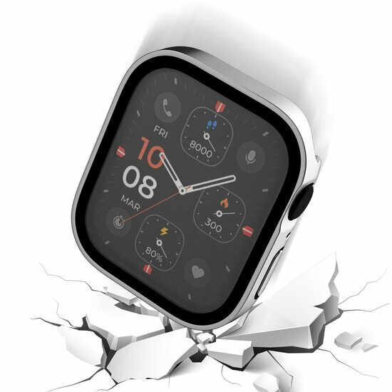 Hard case 44mm - Zilver - Geschikt voor Apple Watch 44mm