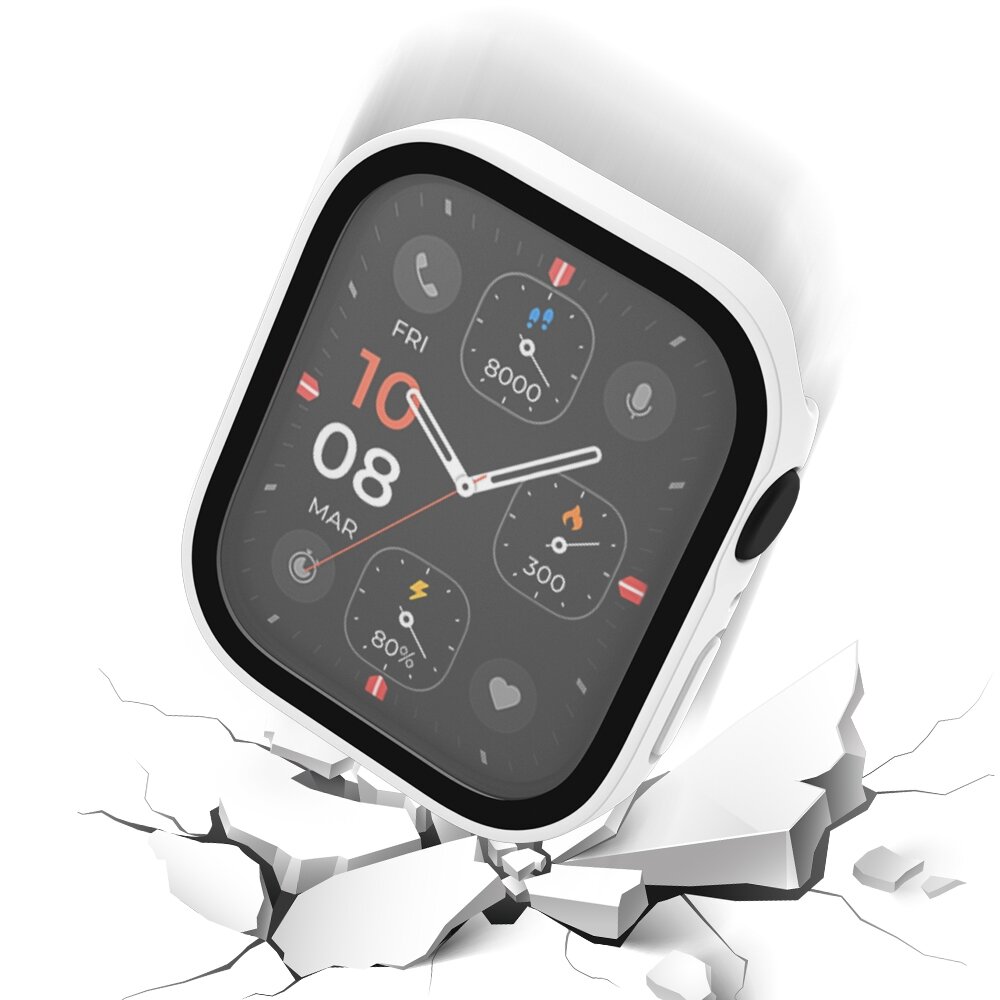 Hard case 45mm - Wit - Geschikt voor Apple Watch 45mm