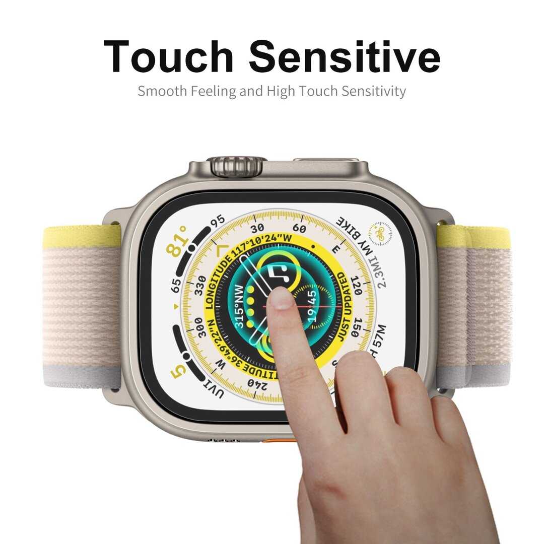 Screen protector Ultra Apple Watch - Tempered Glass - Geschikt voor Apple watch 49mm