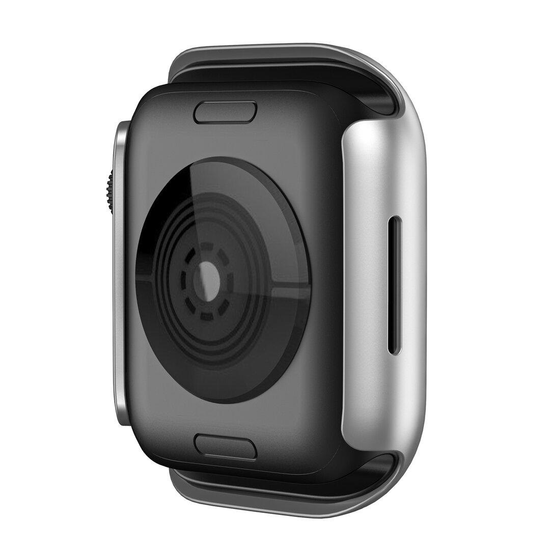 Apple Watch 41mm Hard case (open front) - Zilver - Geschikt voor Apple Watch 41mm