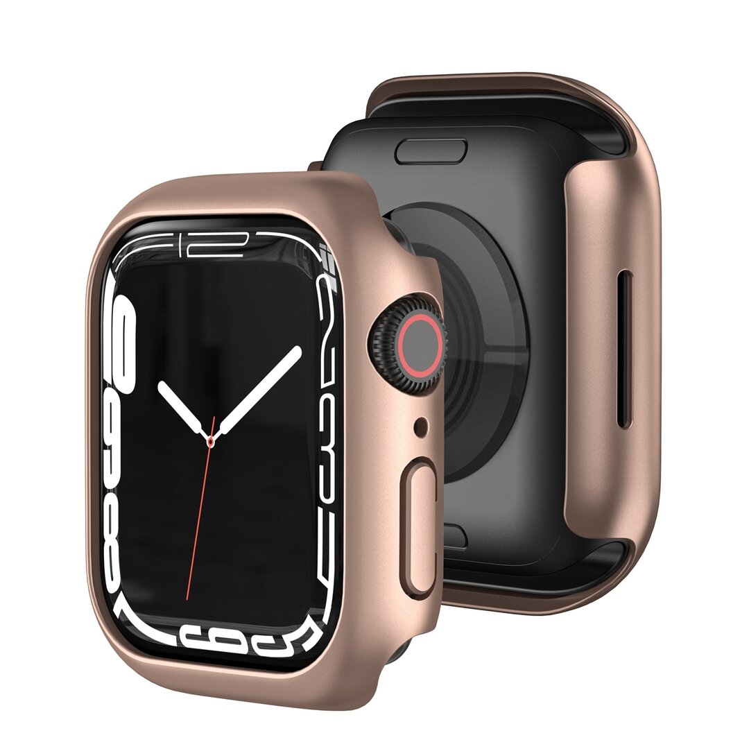 Apple Watch 41mm Hard case (open front) - Ros&eacute; goud - Geschikt voor Apple Watch 41mm