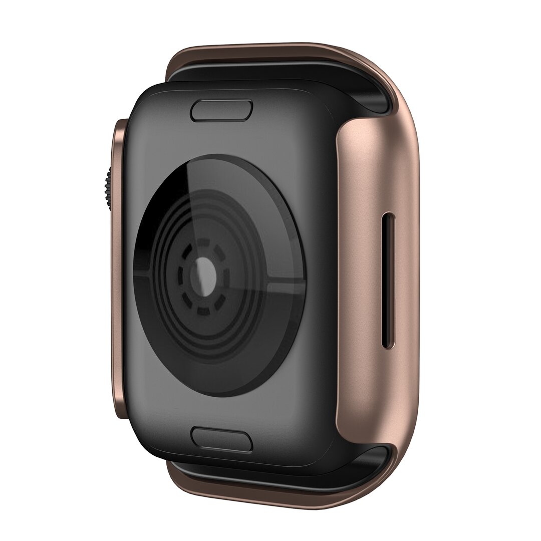 Apple Watch 41mm Hard case (open front) - Ros&eacute; goud - Geschikt voor Apple Watch 41mm
