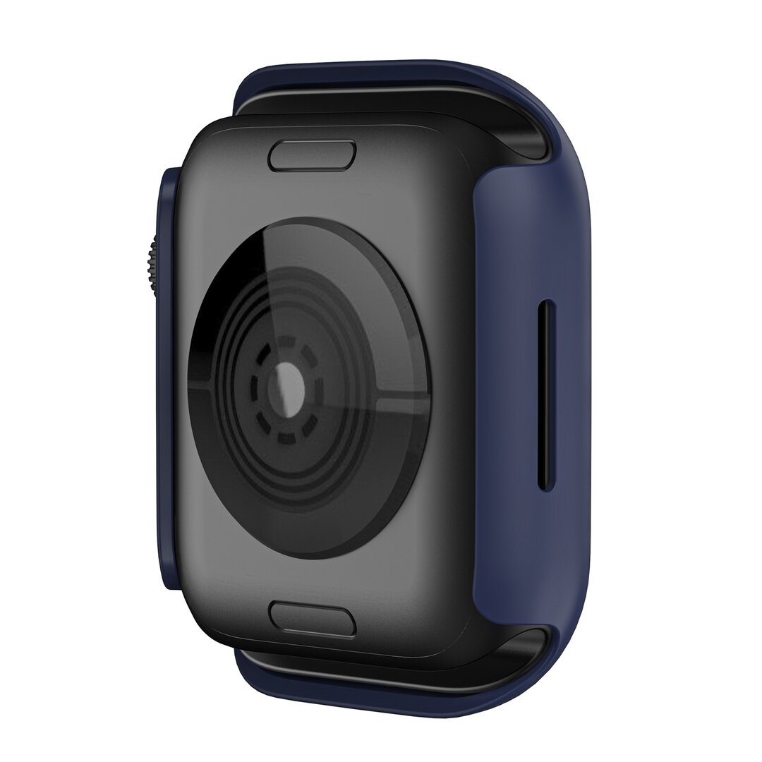 Apple Watch 41mm Hard case (open front) - Donkerblauw - Geschikt voor Apple Watch 41mm