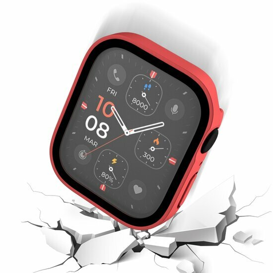 Hard case 40mm - Rood - Geschikt voor Apple Watch 40mm