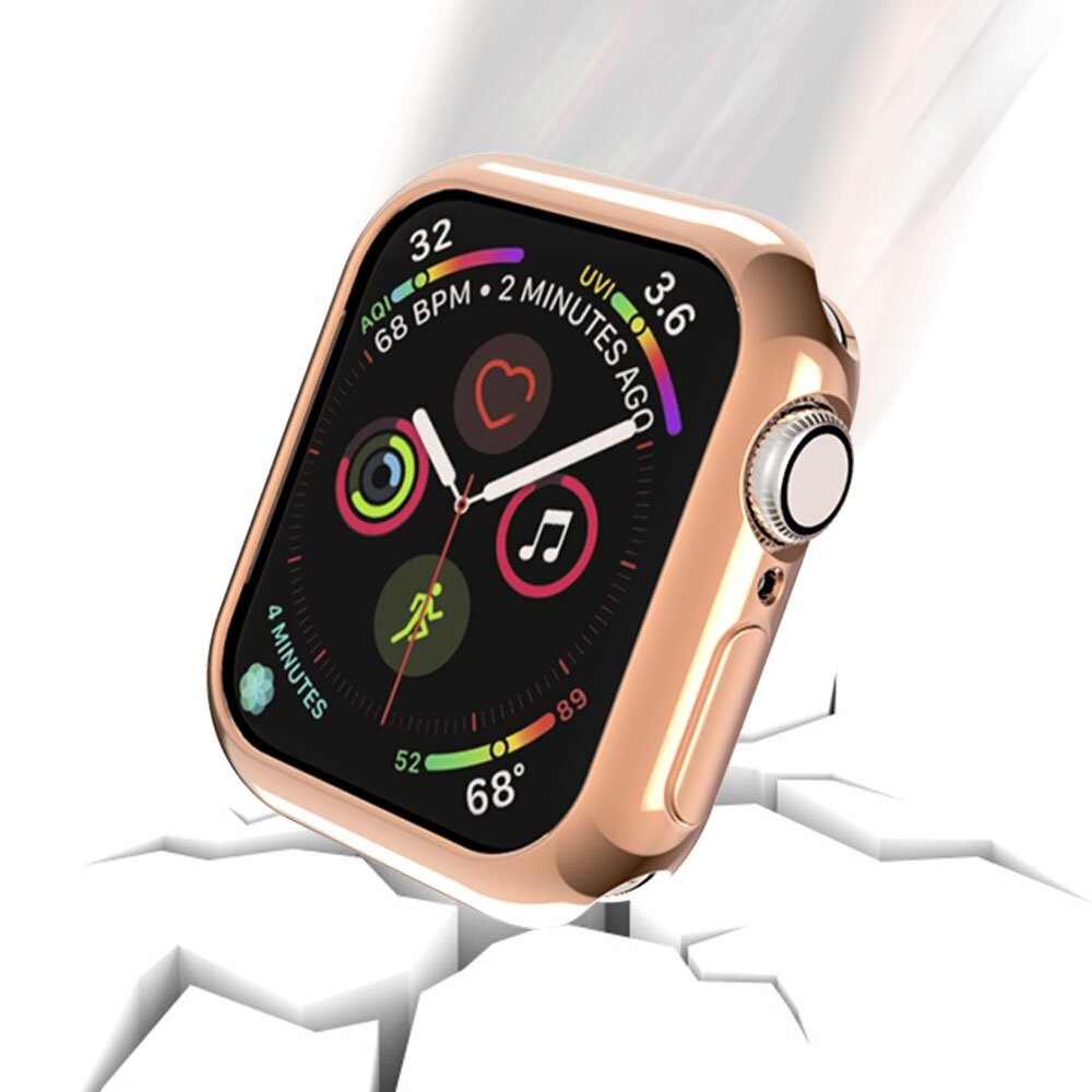 Siliconen case 40mm - Ros&eacute; goud - Geschikt voor Apple Watch 40mm