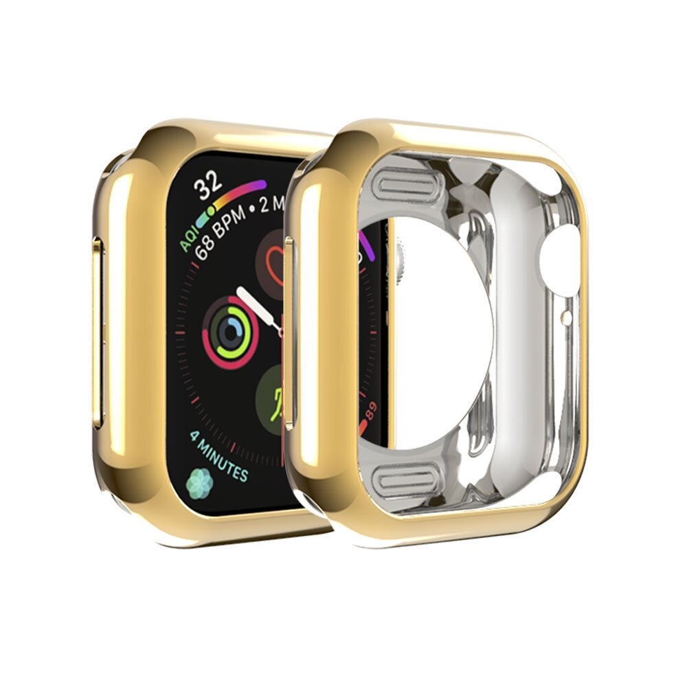 Siliconen case 40mm - Goud - Geschikt voor Apple Watch 40mm