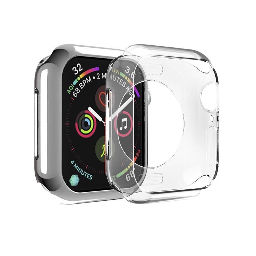 Siliconen case 40mm - Transparant - Geschikt voor Apple Watch 40mm