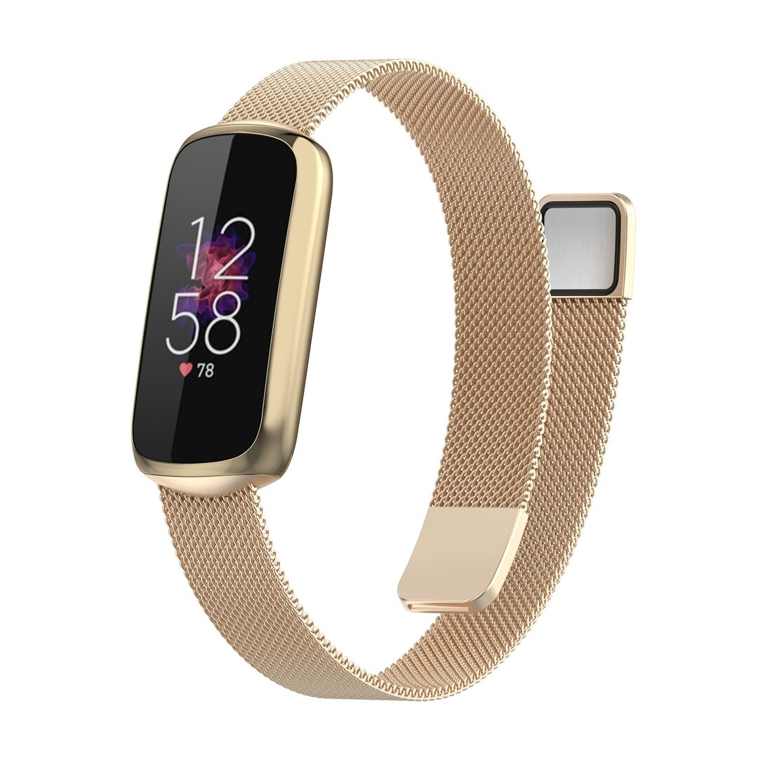 Fitbit Luxe - Milanese bandje - Vintage goud