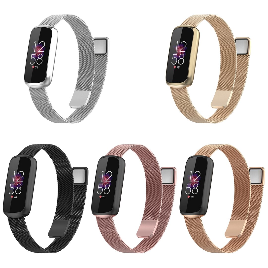 Fitbit Luxe - Milanese bandje - Zilver