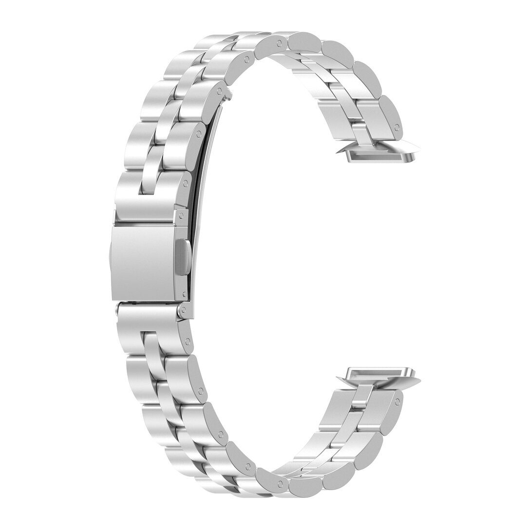 Fitbit Luxe - Stalen schakelband - Zilver