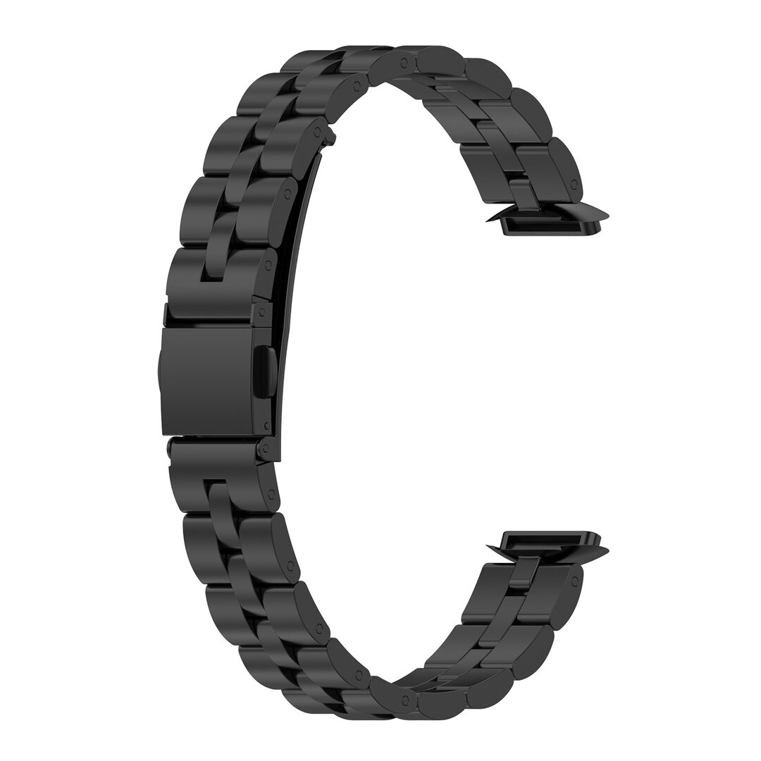 Fitbit Luxe - Stalen schakelband - Zwart