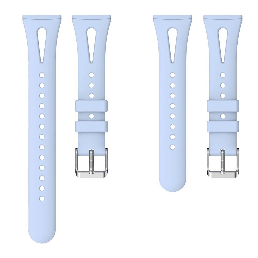 Fitbit Versa 3 &amp; 4 / Sense 1 &amp; 2  - Sportbandje druppel design - Large - Lila