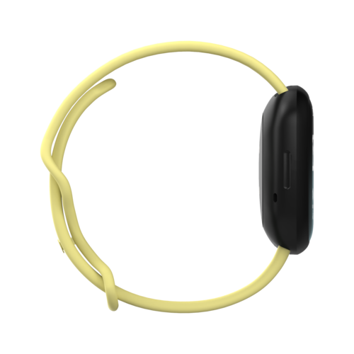 Fitbit Versa 3 &amp; 4 / Sense 1 &amp; 2 Sportbandje - Geel - Maat: M/L