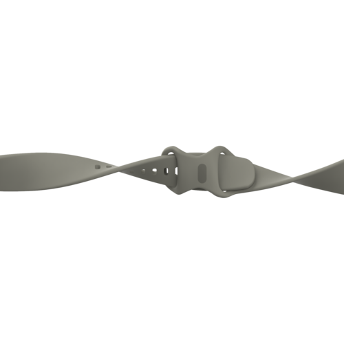 Fitbit Versa 3 &amp; 4 / Sense 1 &amp; 2 Sportbandje - Grijs - Maat: M/L