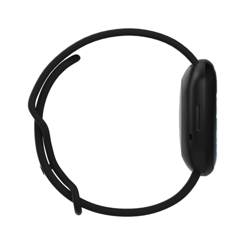 Fitbit Versa 3 &amp; 4 / Sense 1 &amp; 2 Sportbandje - Zwart -&nbsp;Maat: M/L