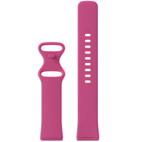 Fitbit Versa 3 &amp; 4 / Sense 1 &amp; 2 Sportbandje - Roze - Maat: S/M