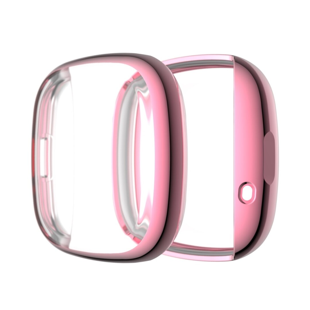 Fitbit Versa 3 / Sense Soft TPU case (volledig beschermd) - Roze