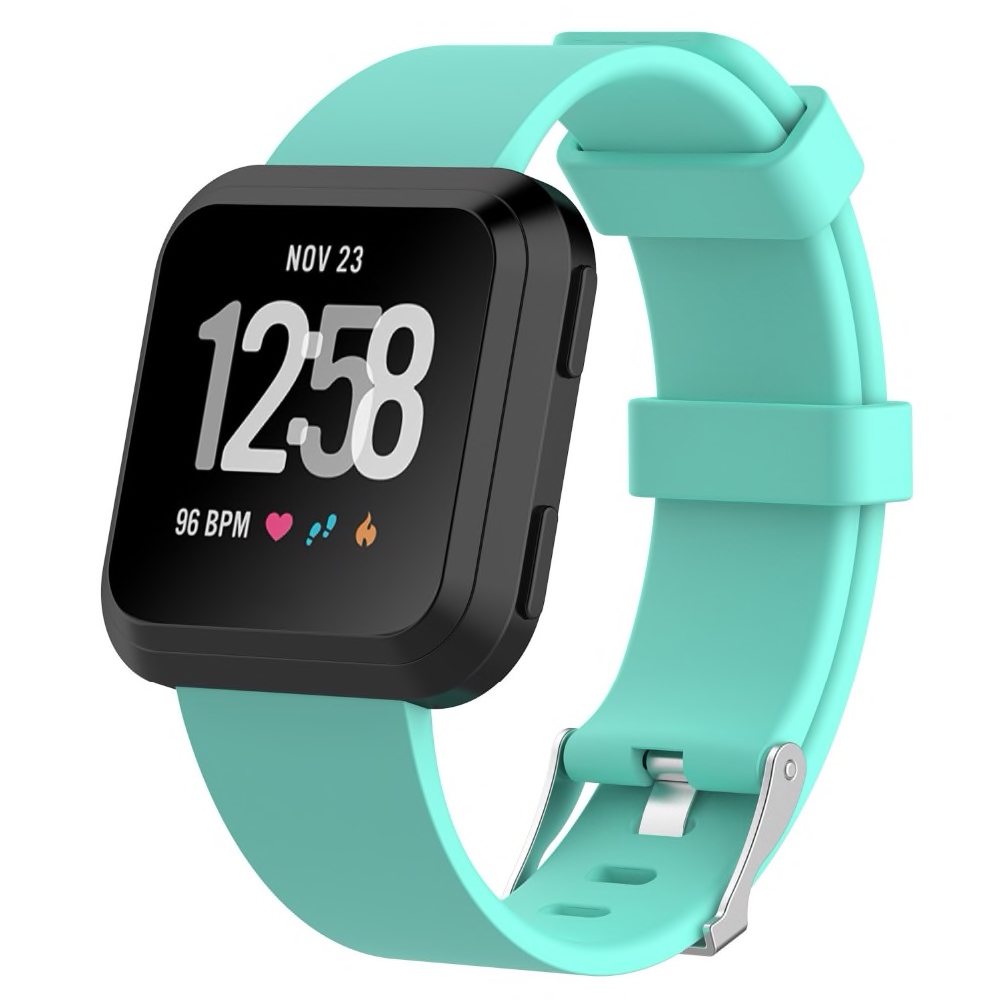 Fitbit Versa 1 / 2 &amp; Lite rubberen sport bandje - Groen
