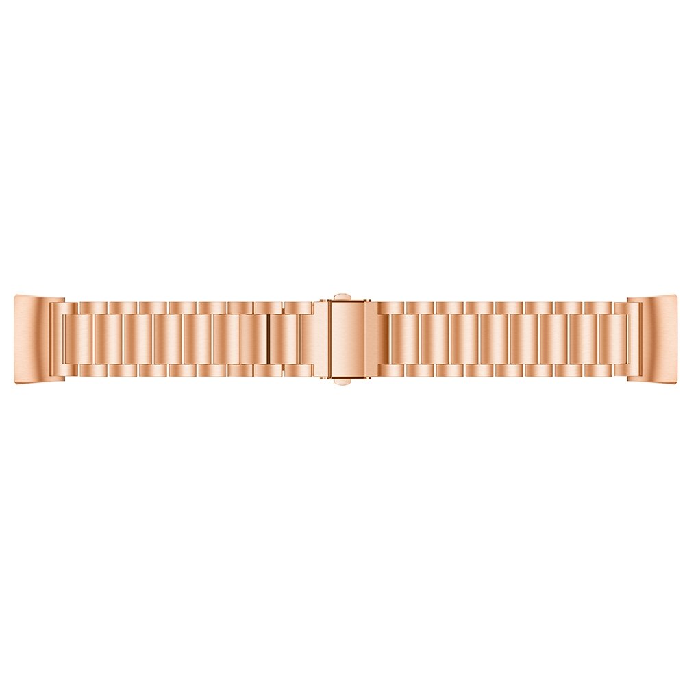 Fitbit Charge 3 &amp; 4 metalen bandje - Ros&eacute; Goud
