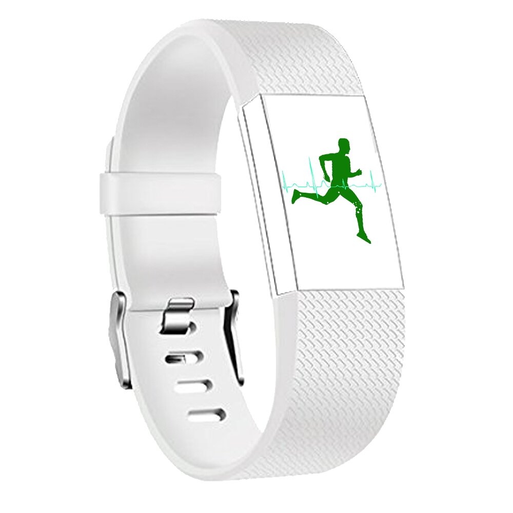 Fitbit Charge 2 sportbandje - Maat: Small - Wit