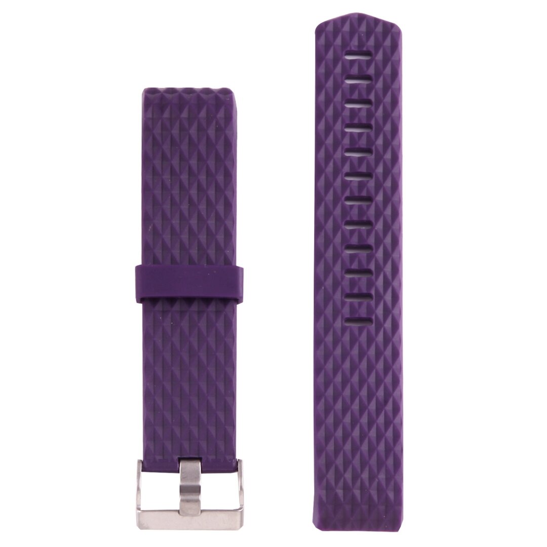 Fitbit Charge 2 siliconen bandje - Maat: Small - Paars