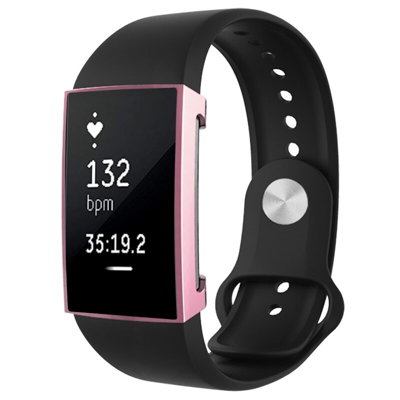 Fitbit Charge 2 TPU case (volledig beschermd) - Roze