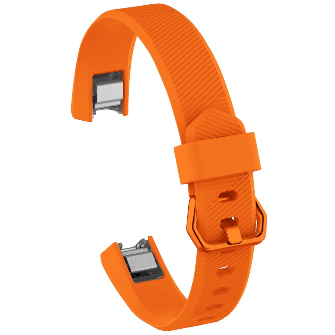 FitBit Alta HR siliconen bandje met gesp - Maat: Large -  Oranje