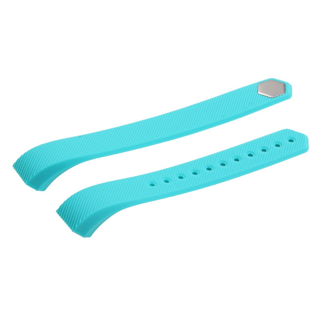 Fitbit Alta siliconen bandje, Maat: Large, Lengte: 22CM - Baby blauw