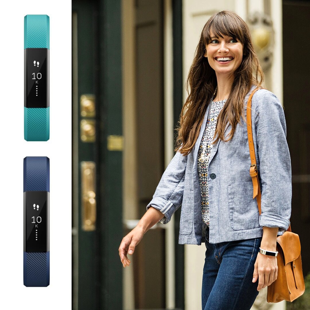 Fitbit Alta siliconen bandje, Maat: Large, Lengte: 22CM - Roze