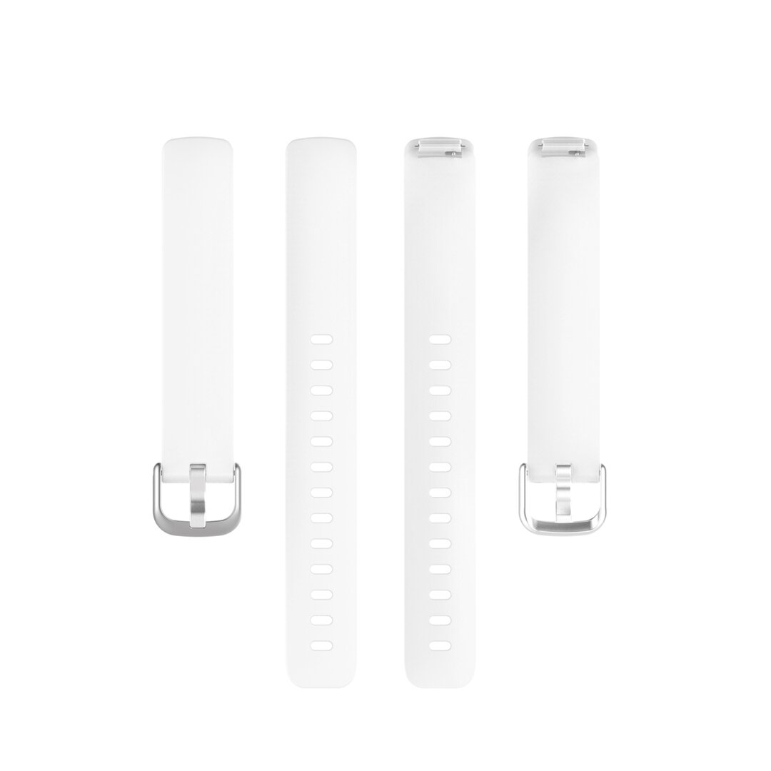 Fitbit Inspire 2 &amp; Ace 3 - Sportbandje met gesp - Maat: Small - Wit