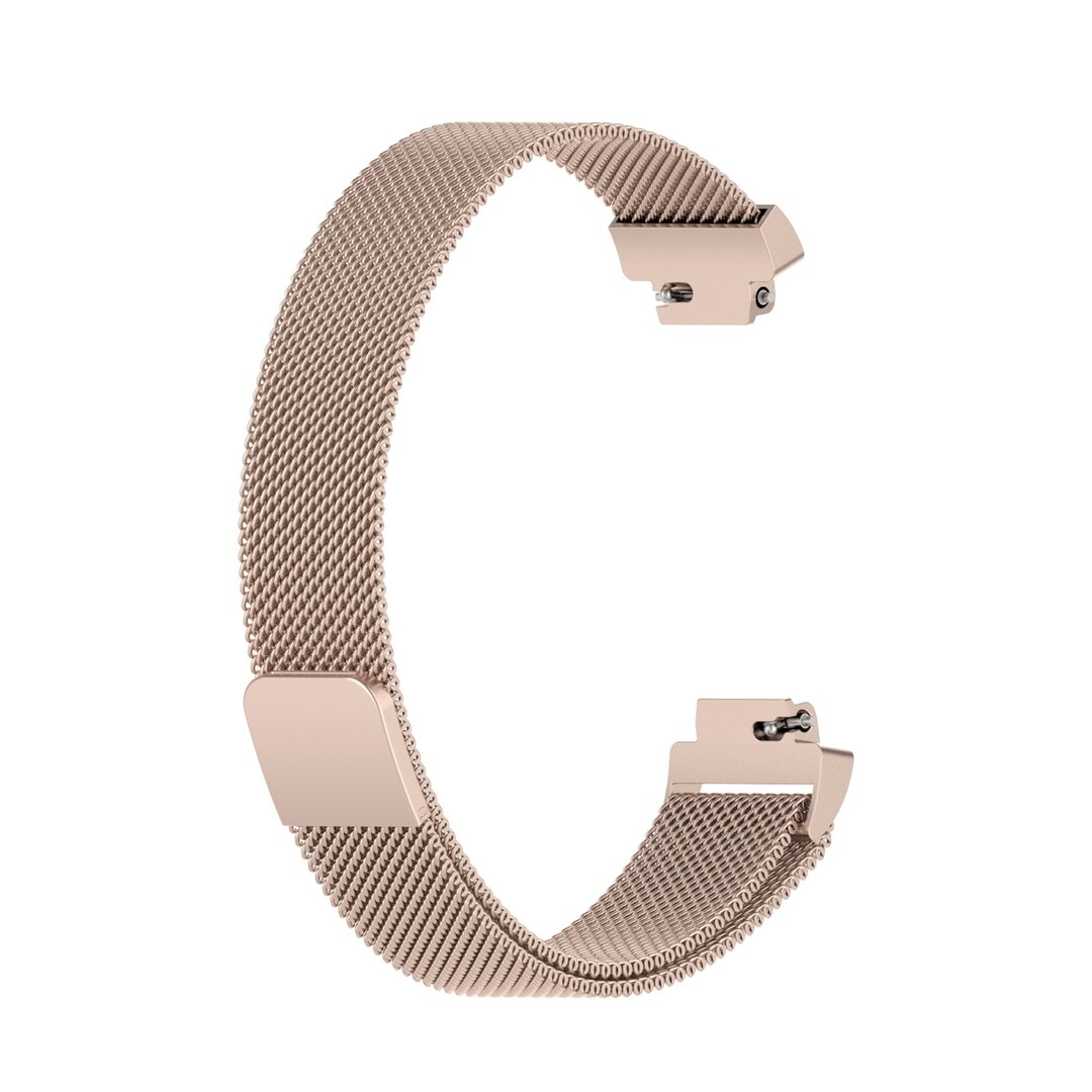 Fitbit Inspire 2 &amp; Ace 3 Milanese bandje - Maat: Large  - Vintage Goud