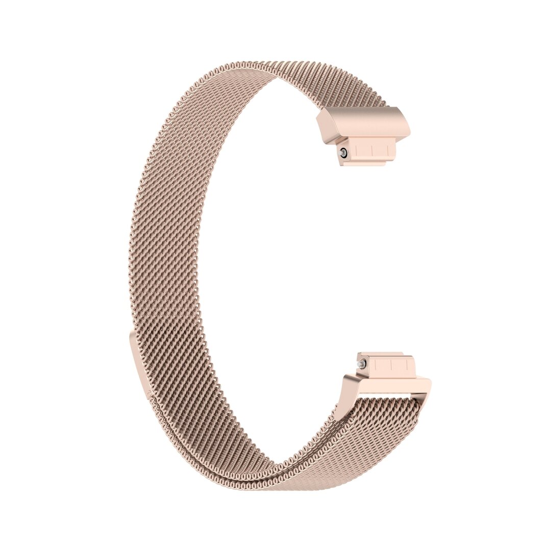 Fitbit Inspire 2 &amp; Ace 3 Milanese bandje - Maat: Large  - Vintage Goud