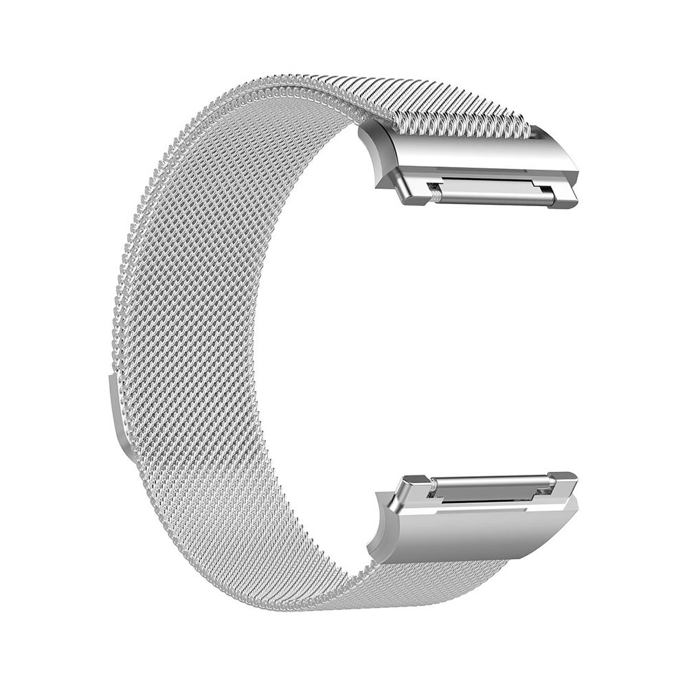 Fitbit Ionic Milanese bandje - Maat: Small - Zilver