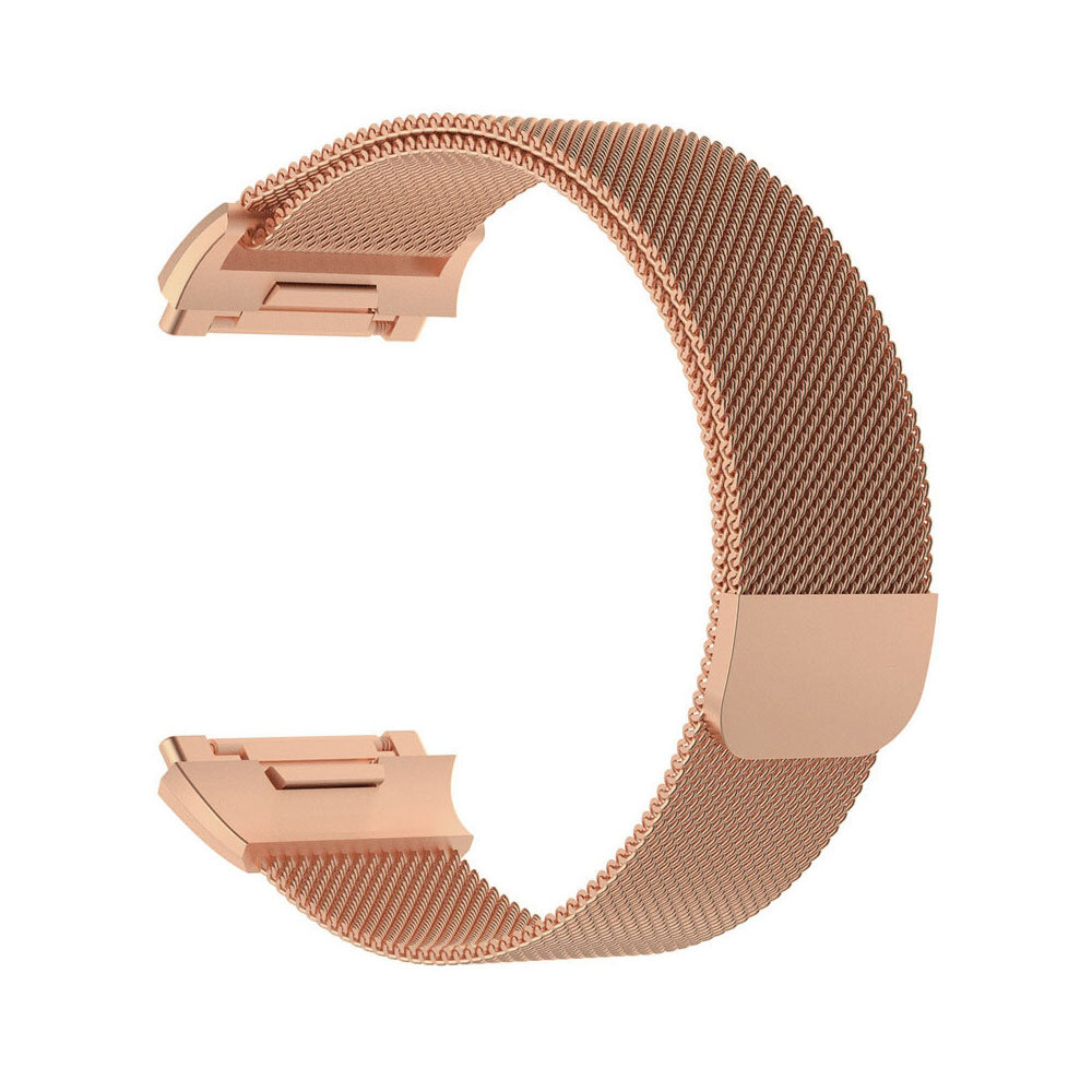 Fitbit Ionic Milanese bandje - Maat: Large - Champagne Goud