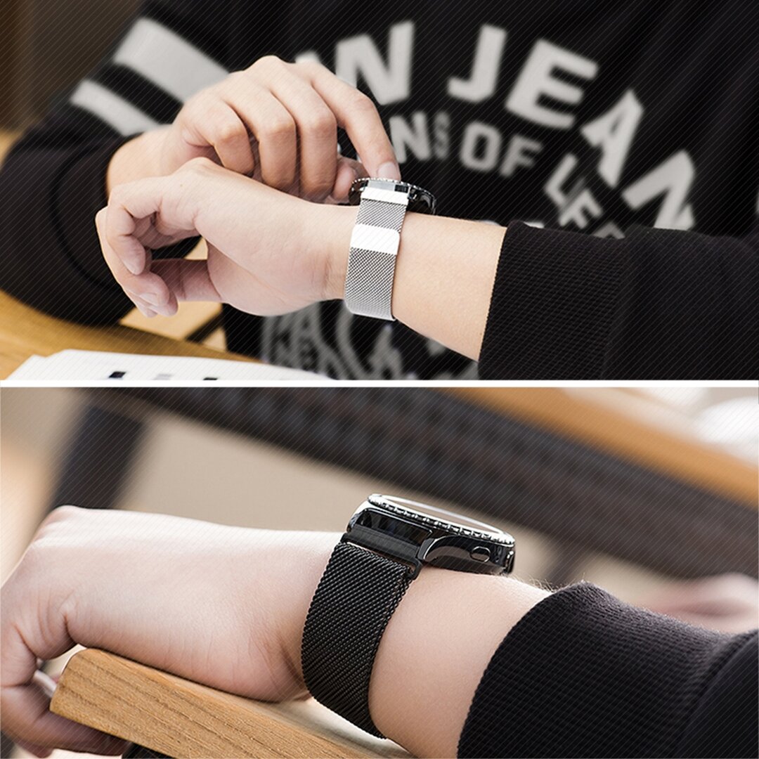 Milanese FitBit Blaze horloge band alleen voor Fitbit Blaze - Goudkleurig