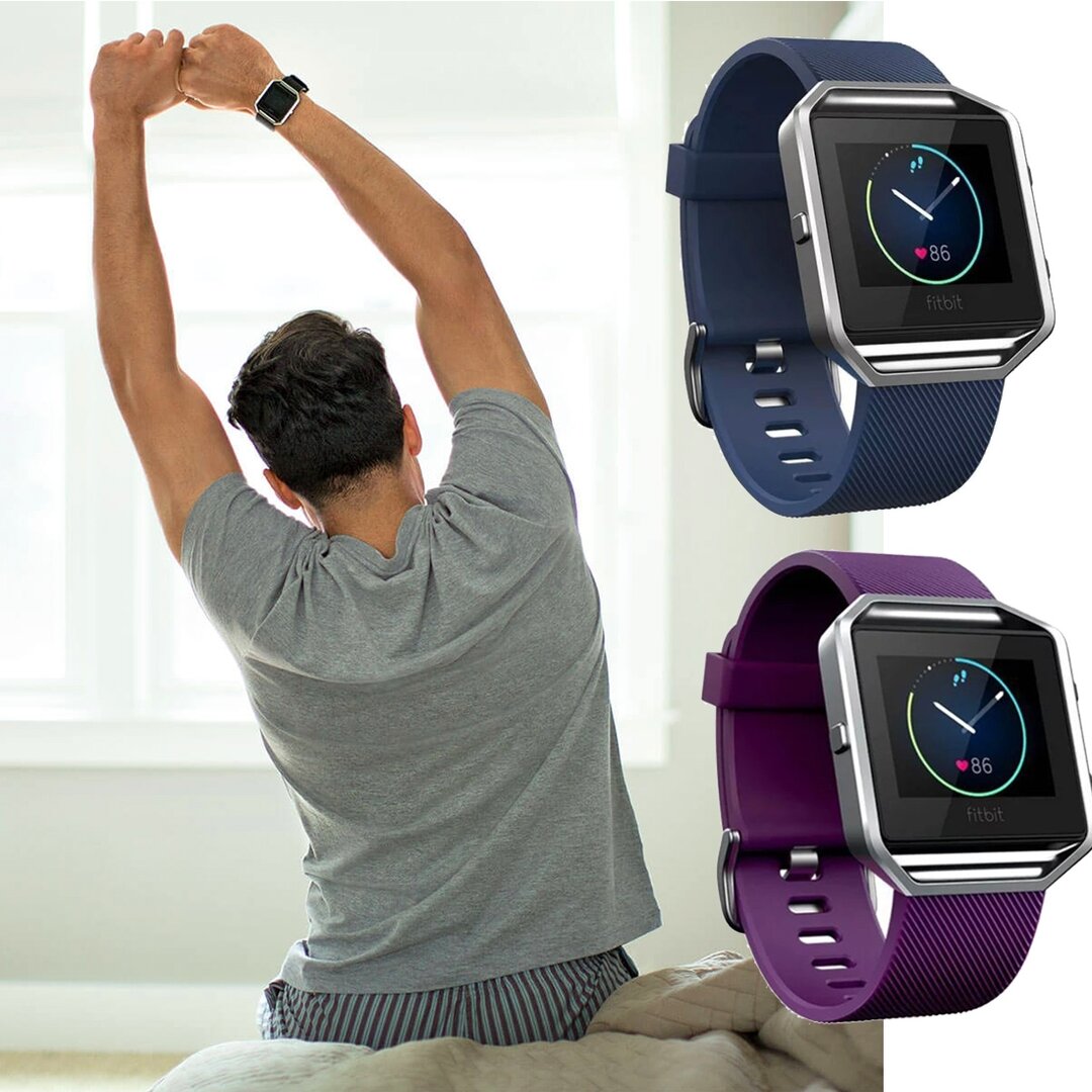 FitBit Blaze sport horloge band / siliconen alleen voor Fitbit Blaze - Paars
