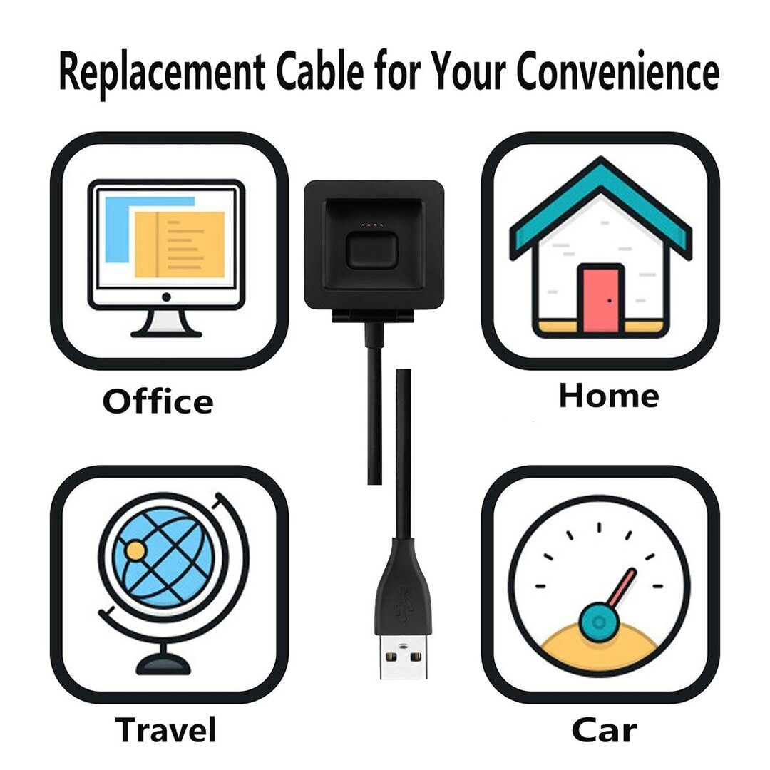 Fitbit Blaze oplader - 1 meter
