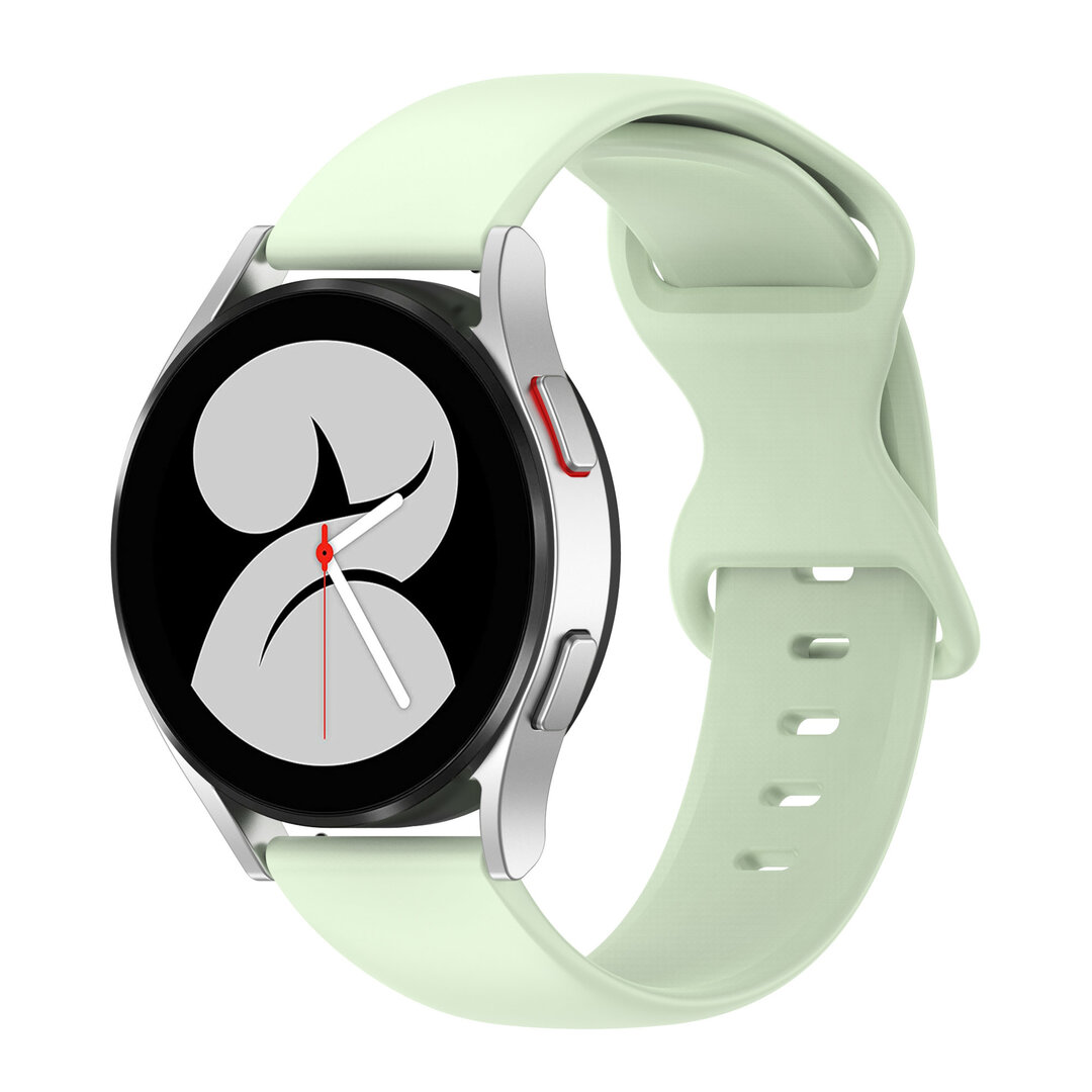 Solid color sportband - Groen - Samsung Galaxy Watch 4 - 40mm &amp; 44mm